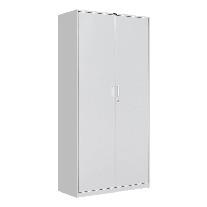 Two Tier Steel 2 Door Cabinet with Double Lock Padlock & Keylock