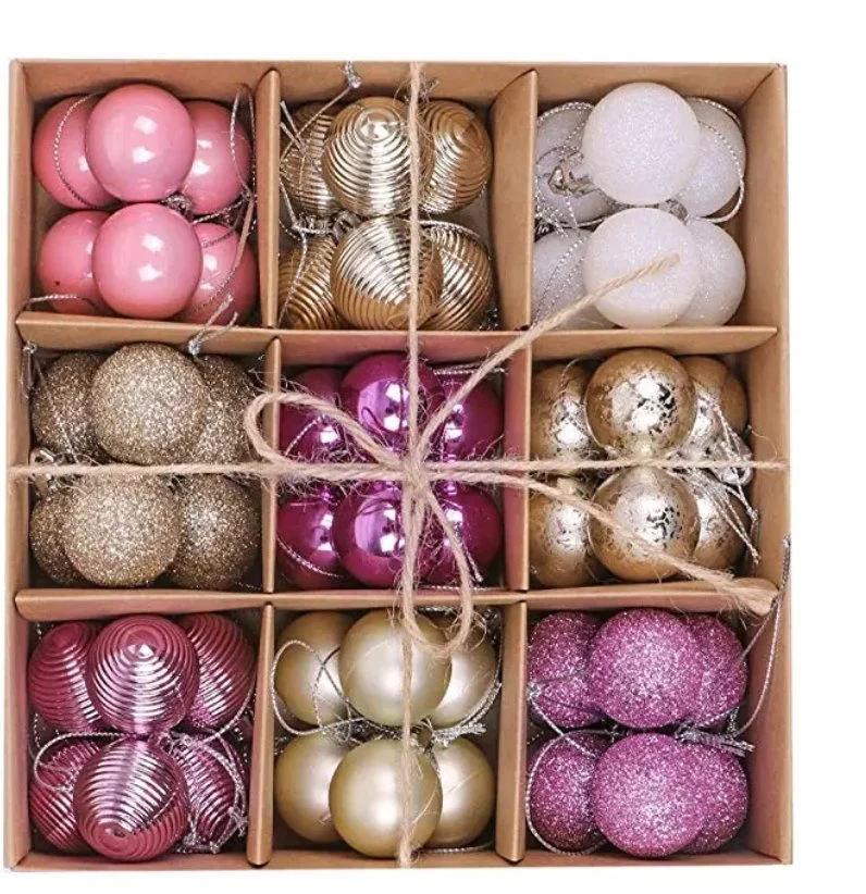 Voir plus grand Imageadd à Comparesharechtmas ball sets de luxe haute qualité Boule de Noël en plastique