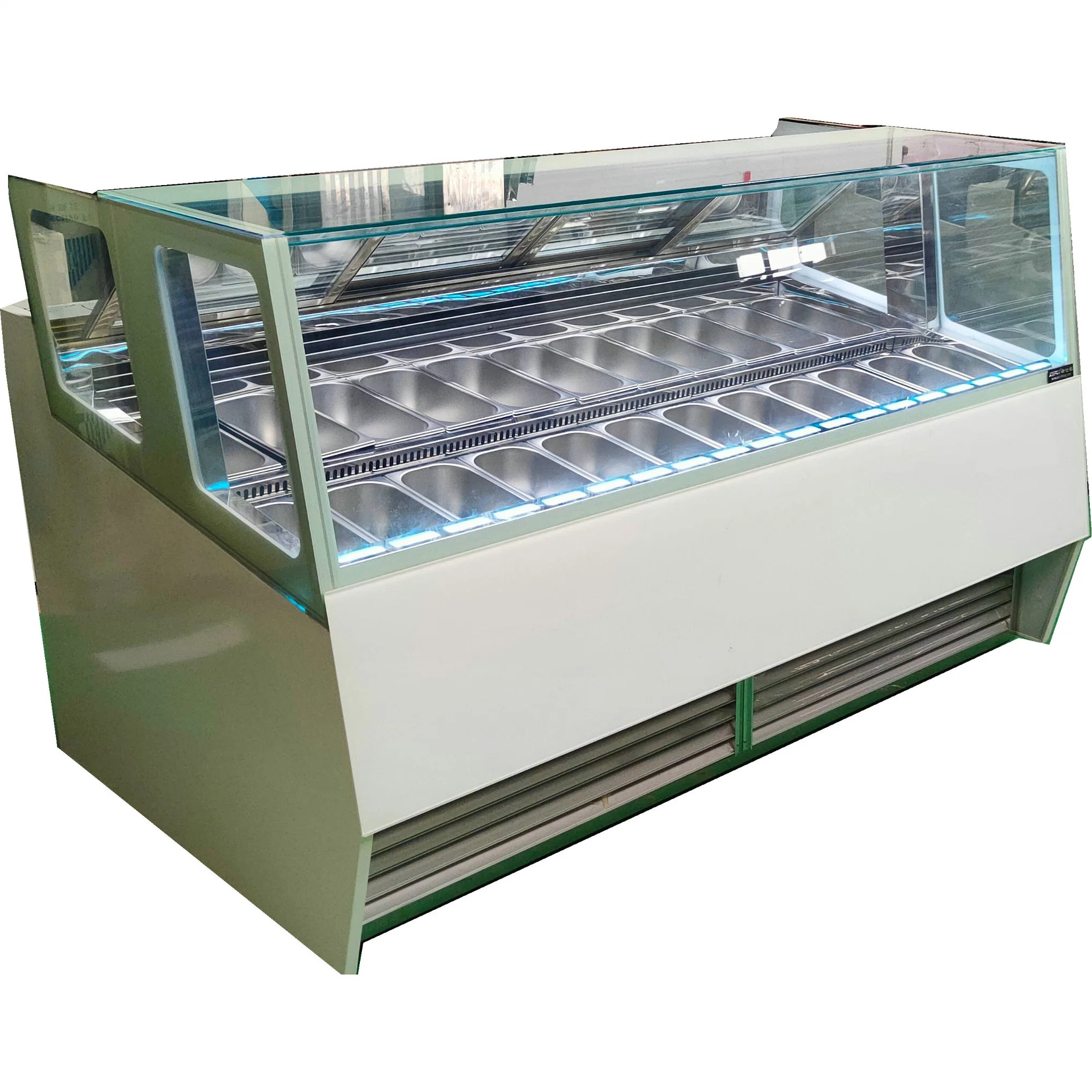 Professionelle Gelato Display Showcase-Gefriertruhe