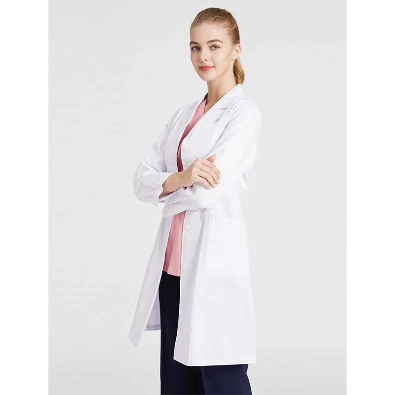 Fancy médicos blancos matorrales/Traje de matorrales y enfermera Hospital diseños uniformes