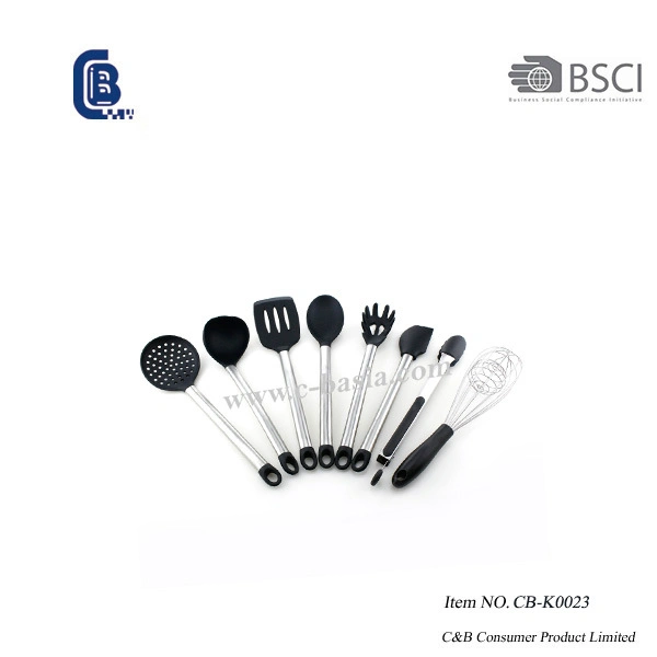 8pcs Silikon Besteck-Set, Kochutensilien, Kochutensilien