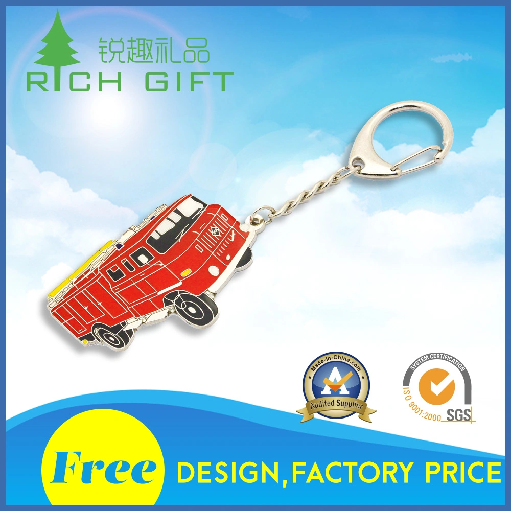 Pretty Decorative Custom Metal Stainless Steel Enamel Epoxy Cute Cartoon Character Keychains for Gift