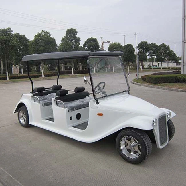 6 Passengers Luxury Electric Classic Golf Vehicle Electric Vehicle Vintage (DN-6D)