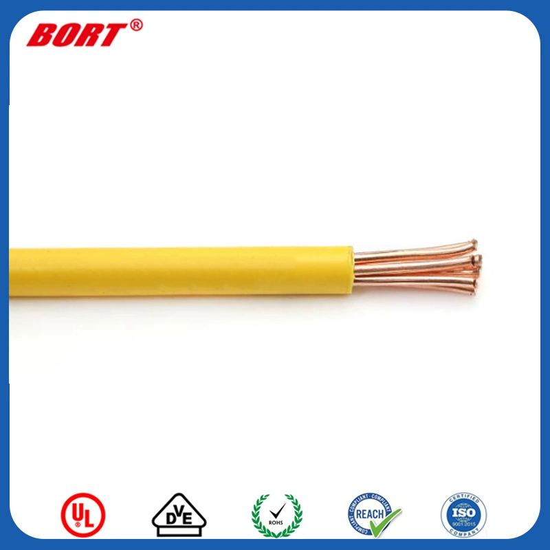 UL1571 cable electrónico de núcleo único 1,5mm 2,5mm cableado de casa PVC Aislamiento de cables eléctricos