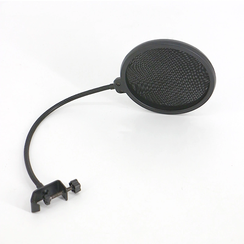 Wholesale/Supplier Studio High quality/High cost performance  Dual Layer Custom Microphone Pop Filter with Goose Neck