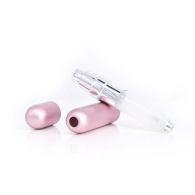 5ml Easy Fill Refillable Travel Perfume Atomizer Pump Spray Small Vials Top Quality Perfume Spray Container Aluminum Bottle