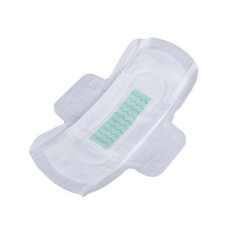 Ultra Thin Biodegradable Sanitary Napkin OEM Sanitary Pad Lady Organic Cotton Topsheet