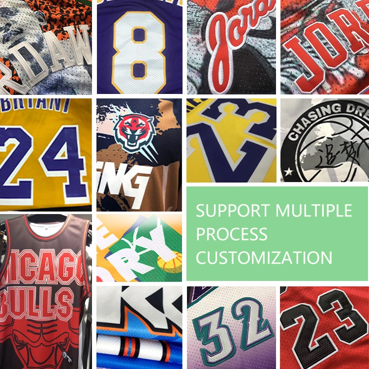 Wholesale/Supplier Own Factory OEM Throwback Reversible Blank Custom Men&prime; S Basketball Jersey Sports Basketball Uniform Jerseys Active Wear