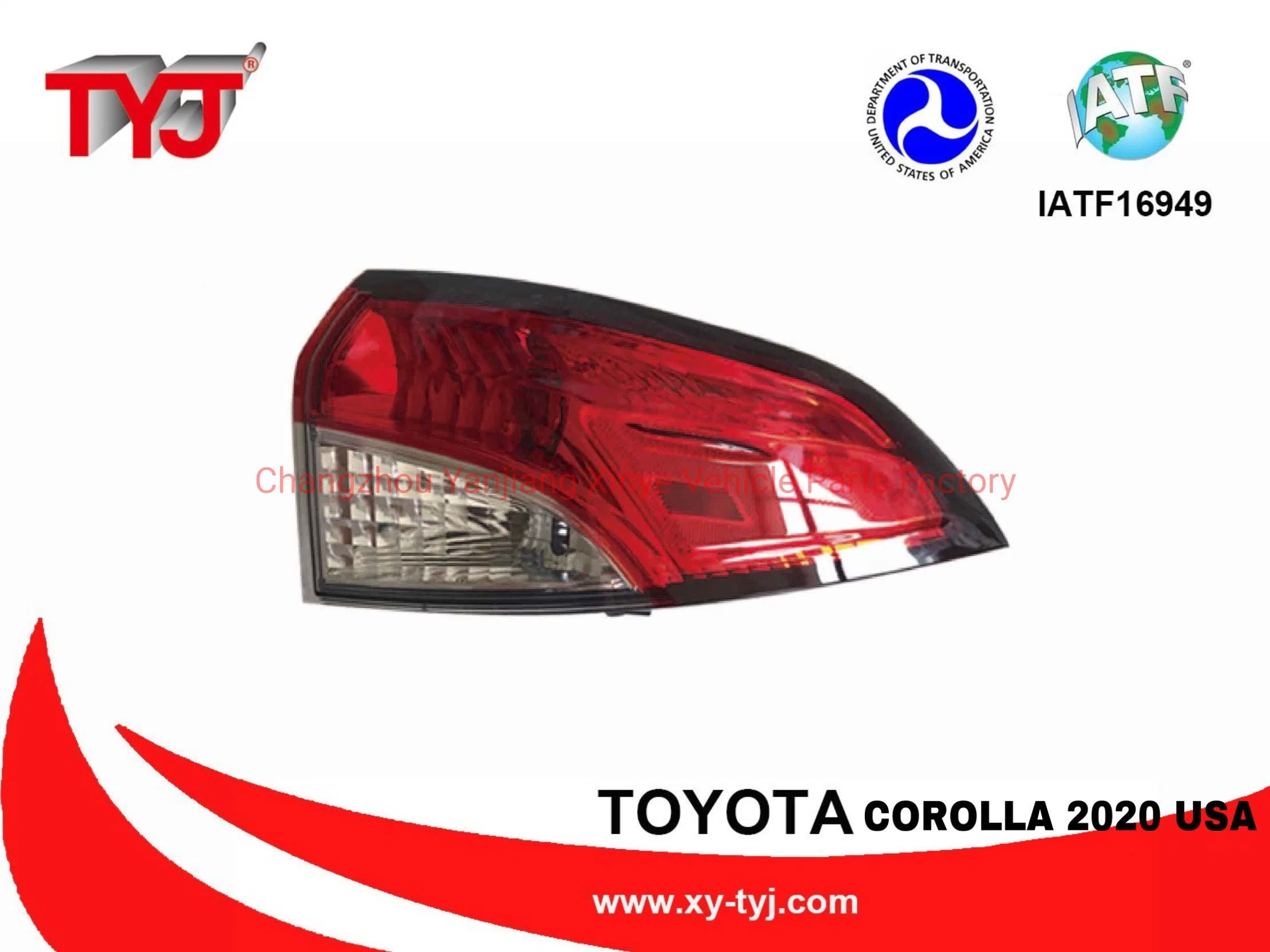 Автоаксессуары авто авто части тела LED лампа авто авто LED Фара Corolla 2020 USA SE/Xse задний фонарь внешний