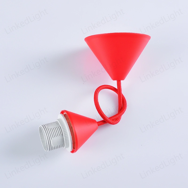 Plastic Hanging Light Socket DIY Ceiling Pendant Lamp E27