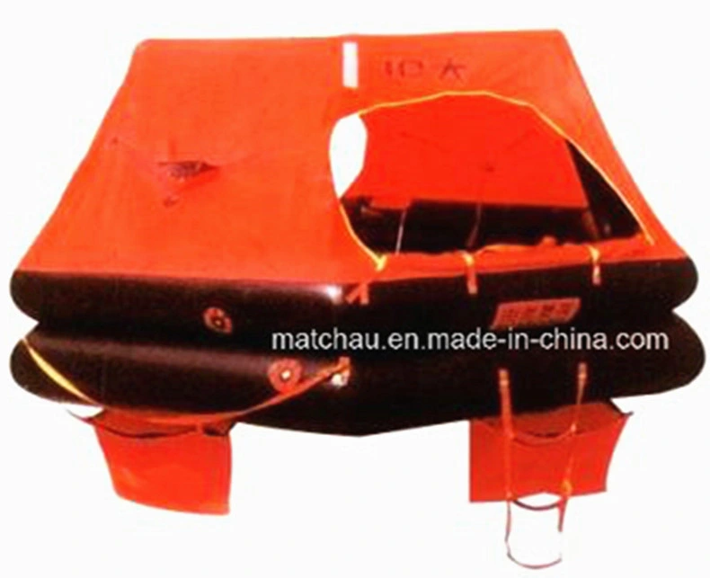 Marine Fishing Boat Use Throw Over Board Inflatable Life Raft