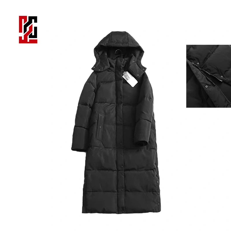 Clothes High quality/High cost performance  Hooded Long Outwear Duck Down Jackets for Women