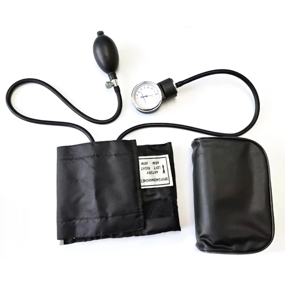 Manual Blood Pressure Monitor Medical Stethoscope Sphygmomanometer Kit