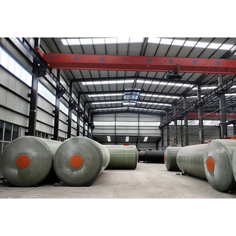 Factory Supply FRP Underground Petrol Diesel Tank for Fuel Gas Station