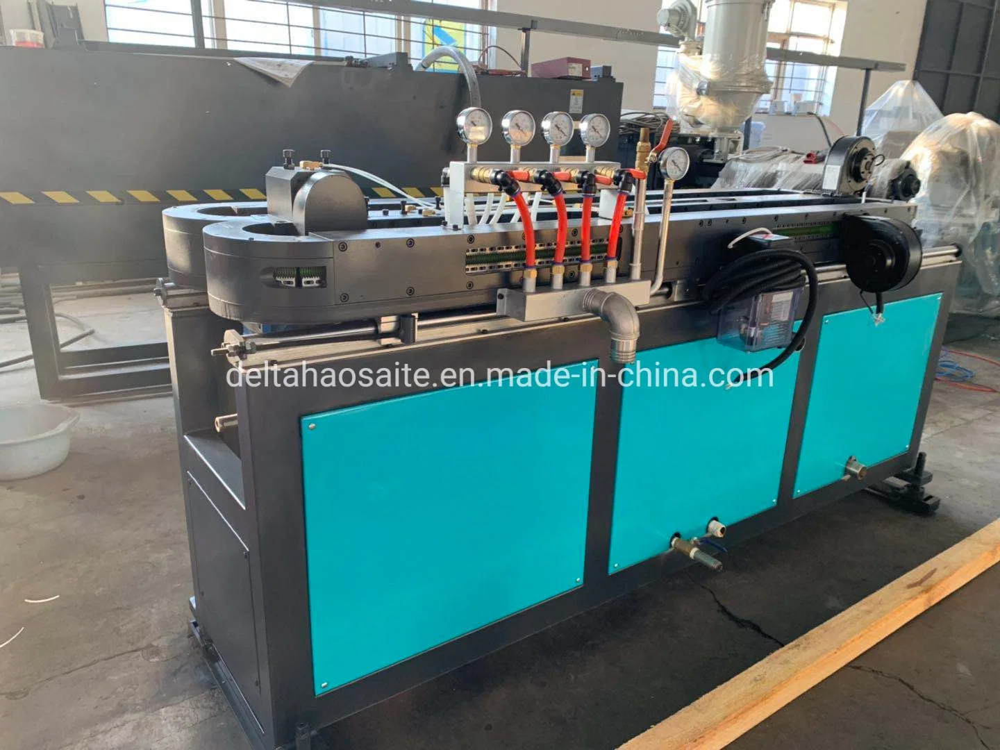 5-160mm Single Wall Plastic Corrugated Pipe Making Machine