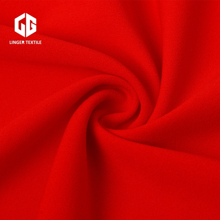 High quality/High cost performance  Polyester Spandex Twist Crepe Fabric for Textile