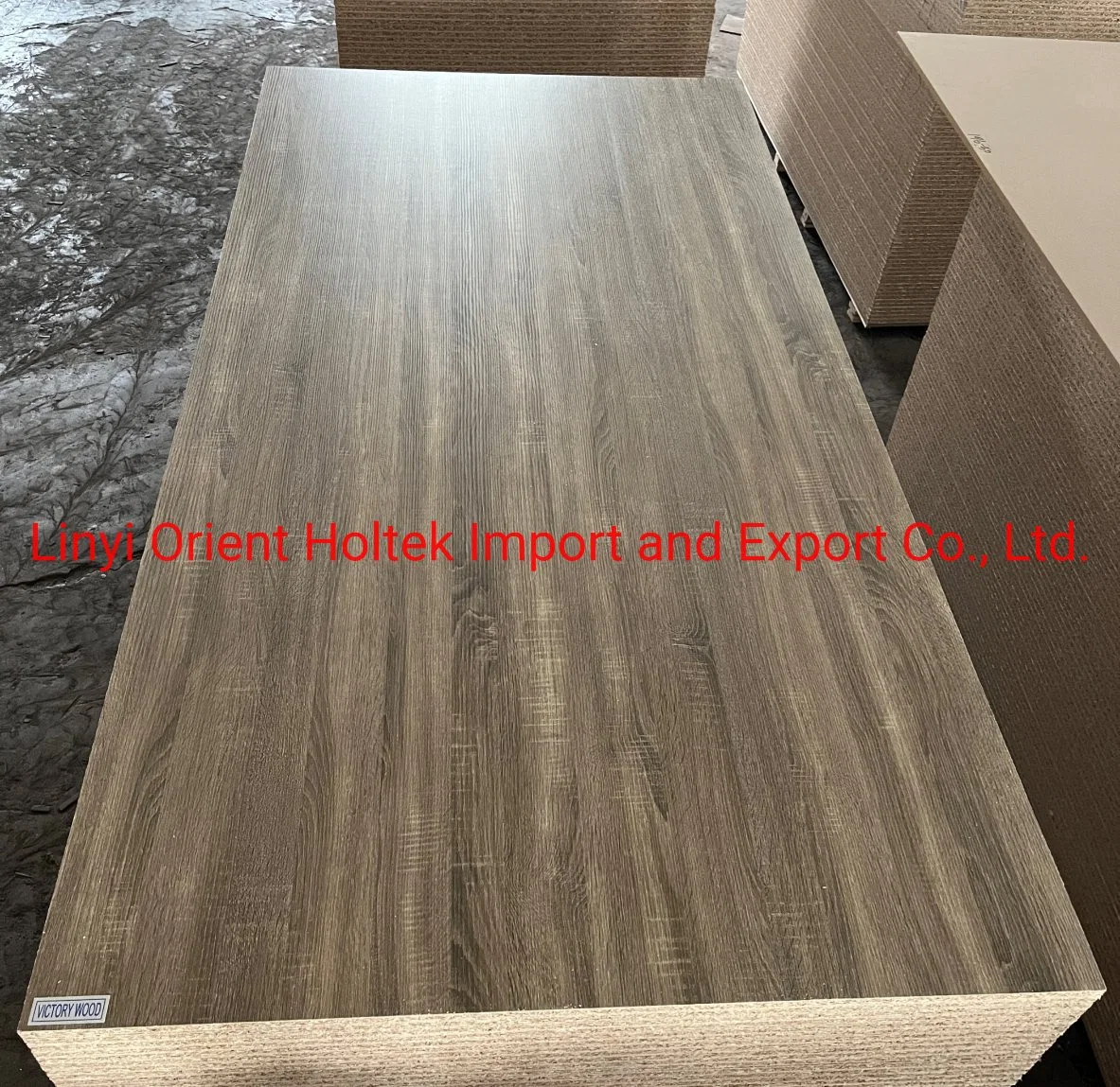 Double Side with Wooden Color 18mm MDF Board Laminated Melamine Board with Factory Price