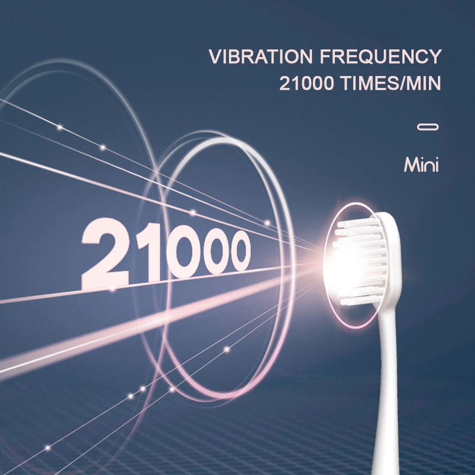 Escova de dentes eléctrica OEM Adulto à prova de água IPX7 dentes 3 Modos de Dentes Branqueamento rótulo privado