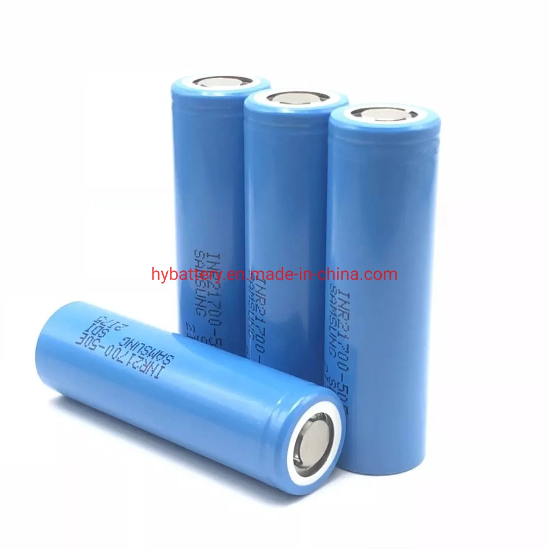 La Corée du Sud marque 21700 50e 5000mAh 10une batterie rechargeable 3,7 V