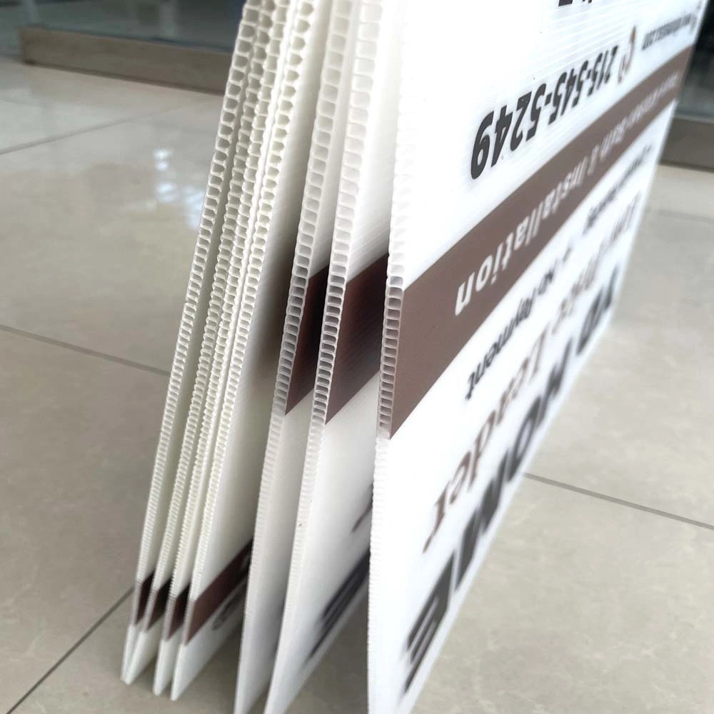 High quality/High cost performance 2mm 3mm 4mm 5mm 6mm Eco Friendly PP Corrugated Advertising Billboard