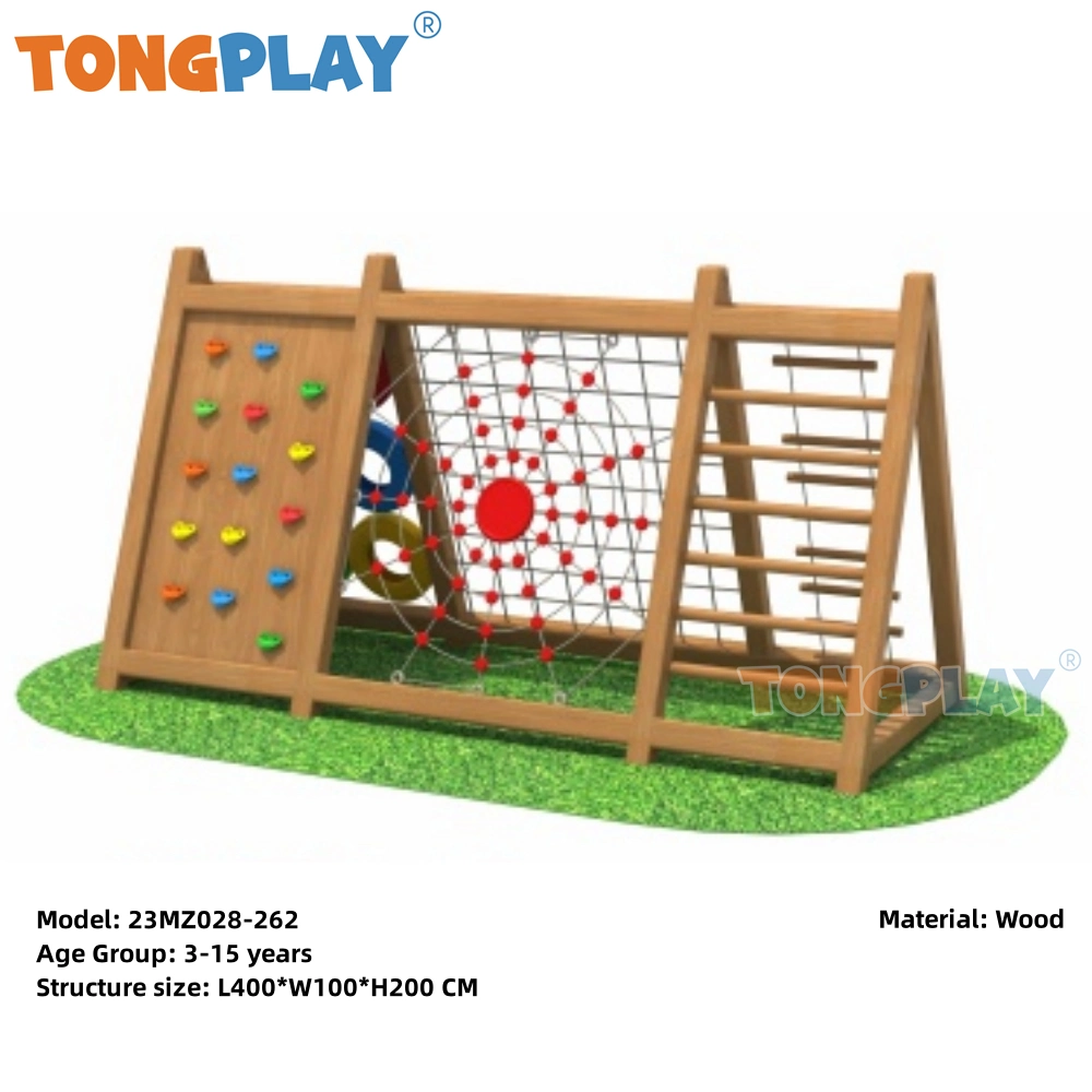 Tongplay pequeño material de seguridad de madera Interior o al aire libre Zona de juegos para niños Diversión