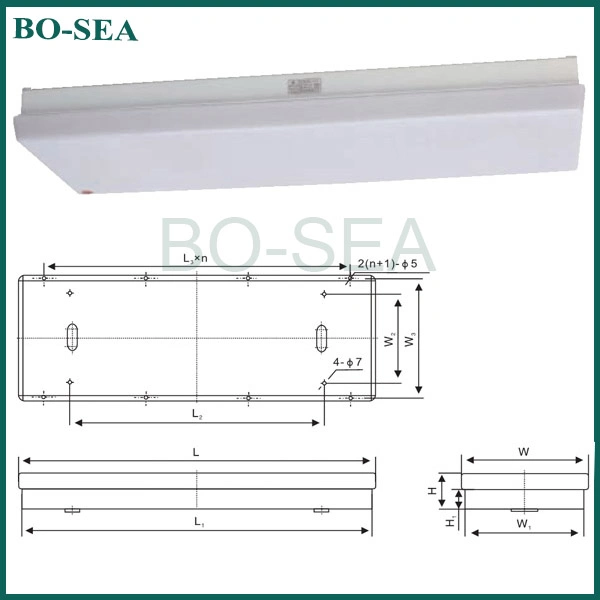 JPY20-2 Boat Fluorescent Ceiling Light for Dry Cabin in Ship