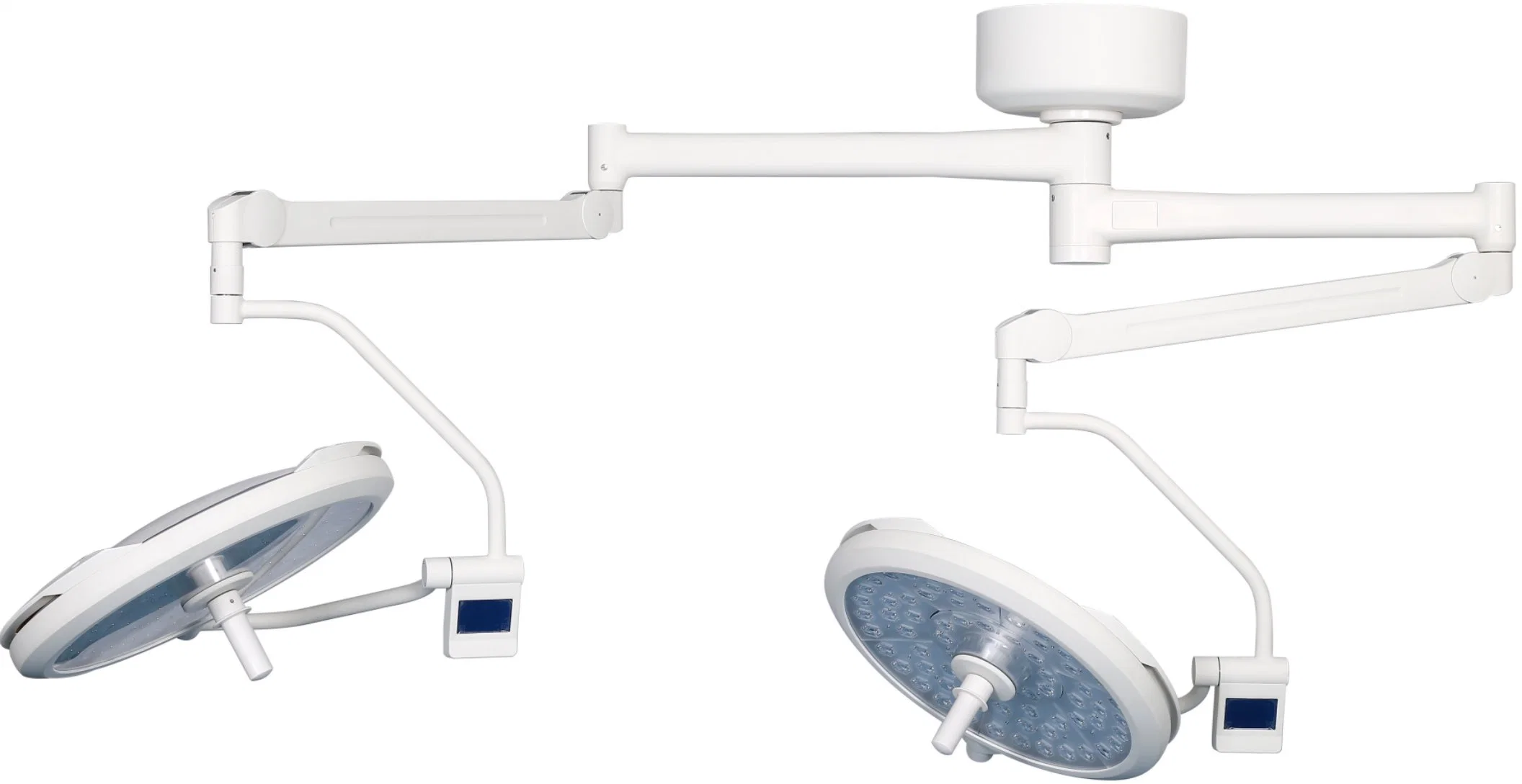 Mt Medical Double Arms Automatic Focus تشغيل الأضواء الجراحية المتنقلة شاشة لمس جهاز LED