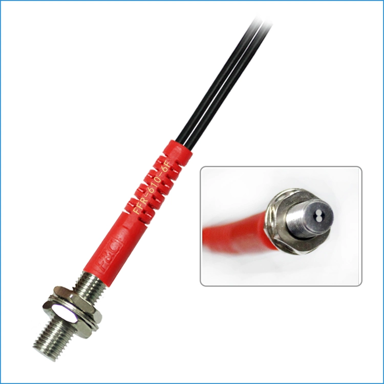 Customize M6 Diffuse Reflective Digital Fiber Optic Sensor