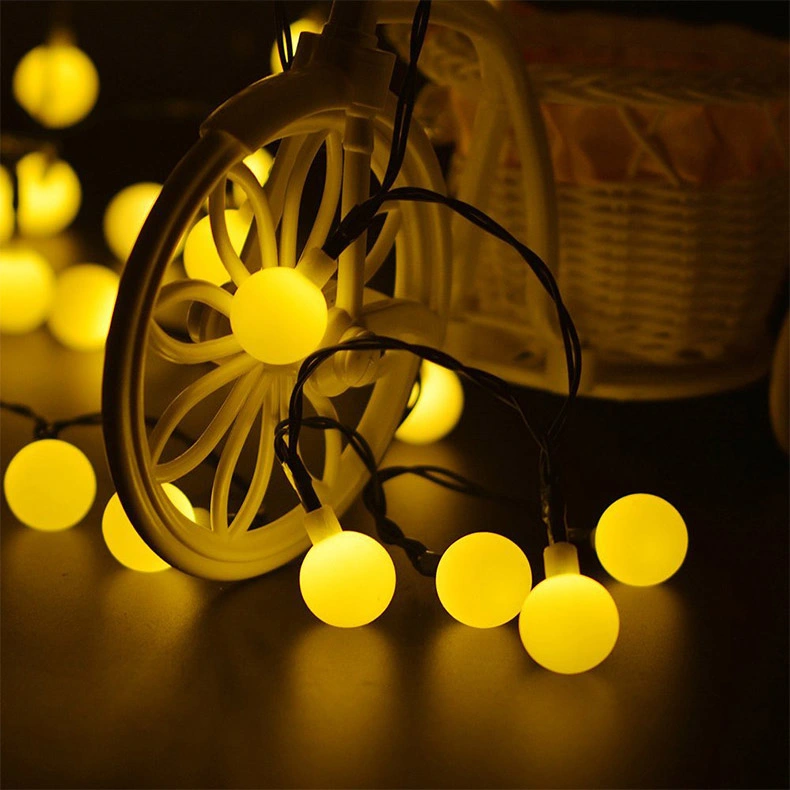 Christmas Wedding Party Multicolorful Ground Wall Solar String Strip Decoration LED Bulb Ball Lantern Lamp Light