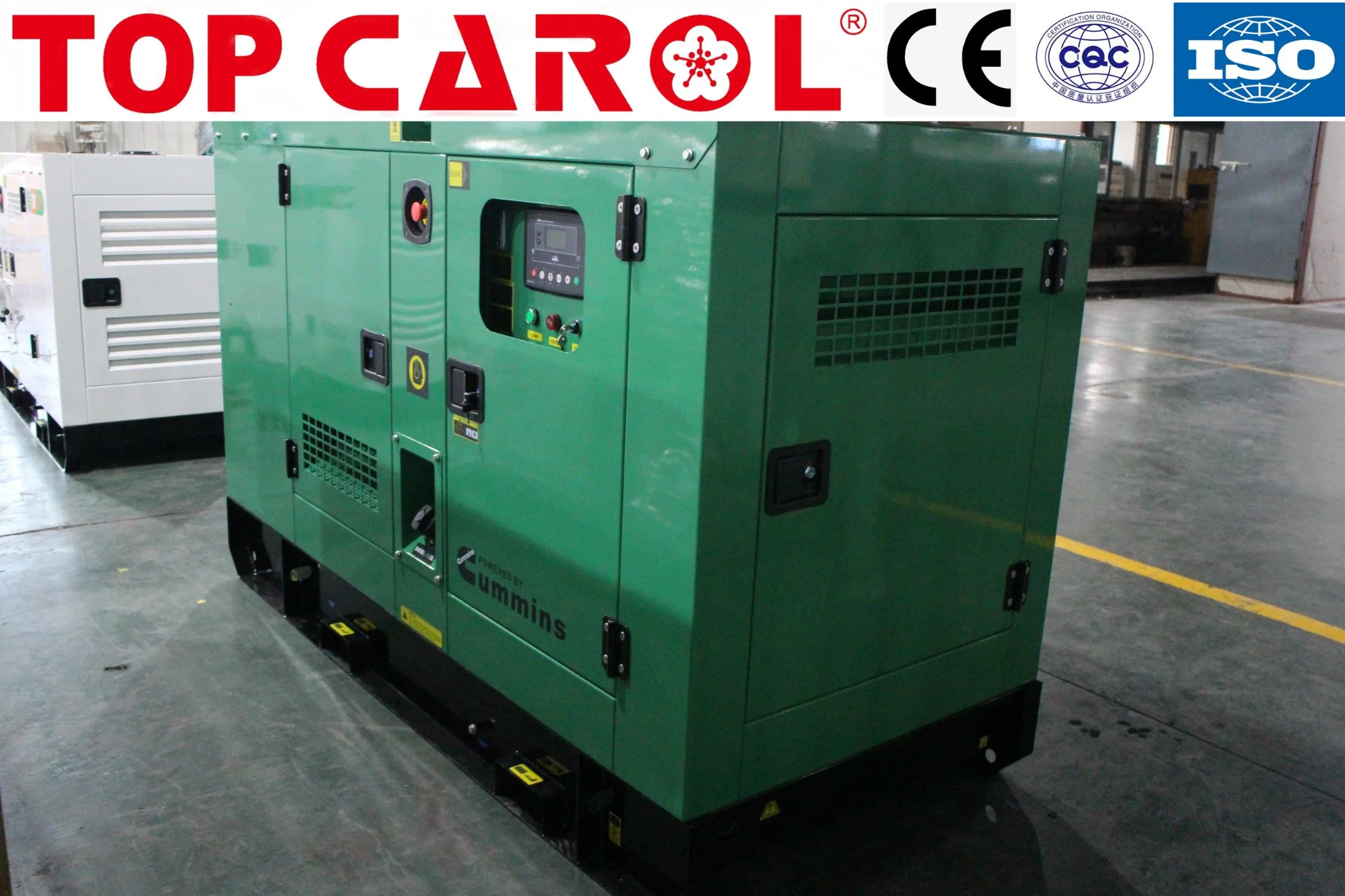 96kw 120kVA Silent Electric Power Plant Generator Set with Cummins/Perkins Engine