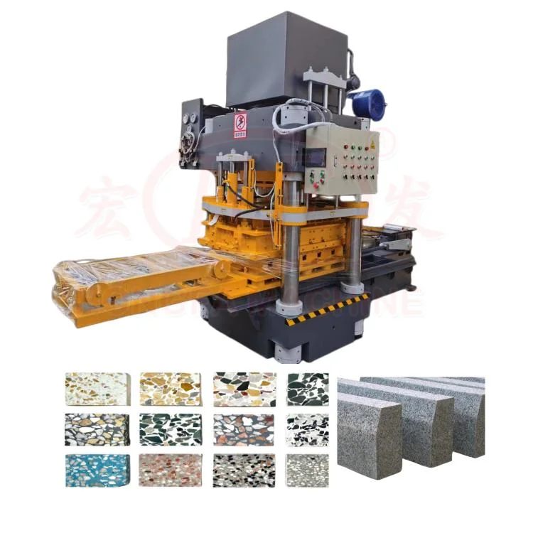 Granite Bluestone Making Machine Road Edge Curb Stone Brick Making Machine Concrete Curbs Kerbs Kerbstone Molding Machine