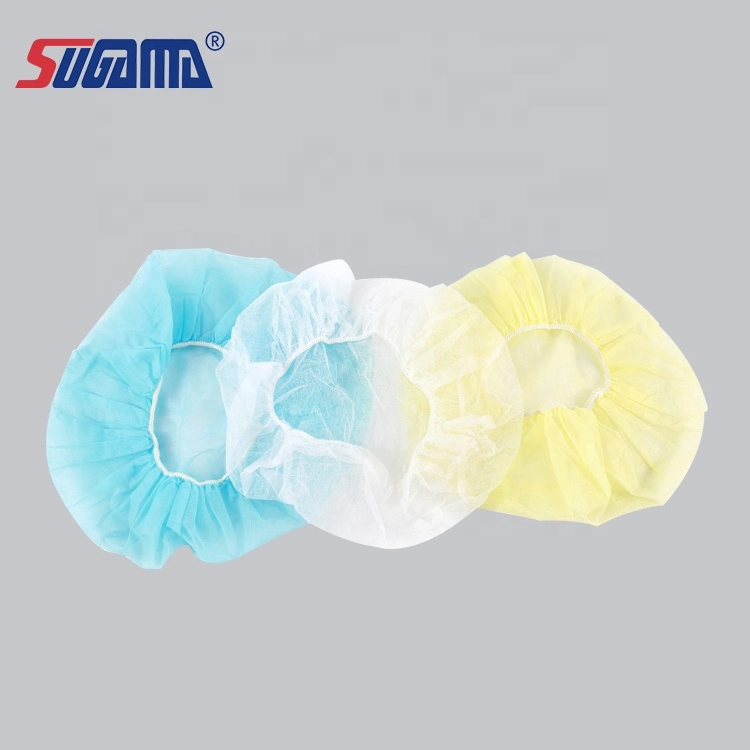 Non Woven Plastic Bath Shower Medical Disposable Bouffant Cap