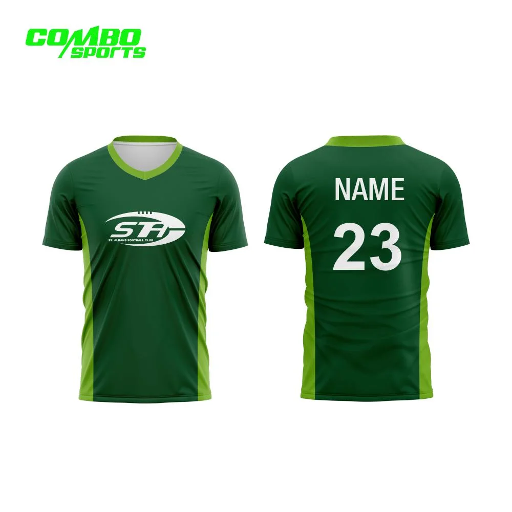 Customized Football Uniforms Sublimation Football Shirt Recycled Soccerl Shirt