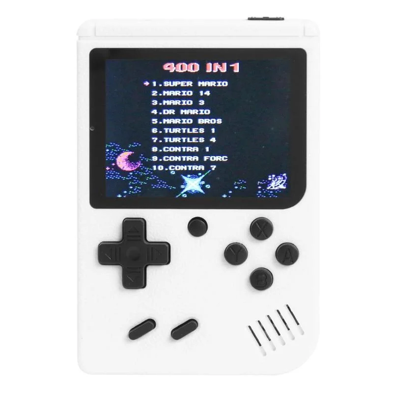 Gift for Kids 400 in 1 Portable Slim Handheld Controller Video Game Console 3.0 Inch Video Game Players Built-in 400 Games