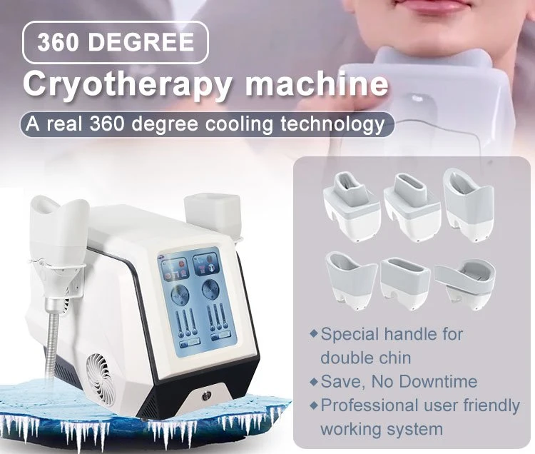 El equipo de SPA de belleza 4 criotubos maneja 360 multifunción de congelación de la grasa de la máquina de adelgazamiento Cryolipolysis