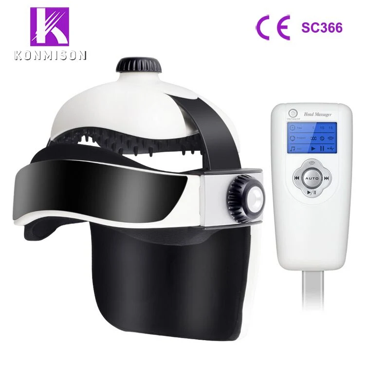 Portable Home Use Releaxing Electric Head Massager with Music Player