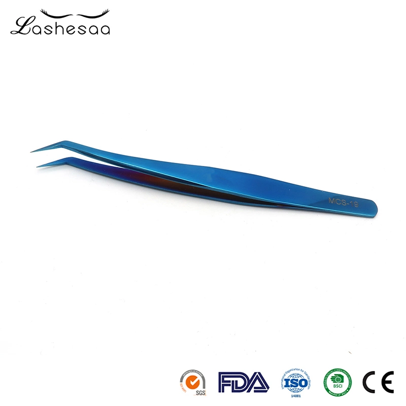 Mengfan Eyelash Tweezers China Plastic Tweezers Manufacturing Wholesale/Supplier Tweezer False Eyelash Lash Tweezer Private Label Full Strip Lash Tweezer Tools