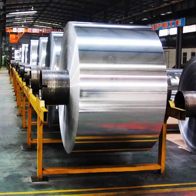 Aluminiumspule Al Alloy Roll 1050 1060 1100 3003 5005 5052 5083 6061 6063 Aluminium-Spule-Baumaterial