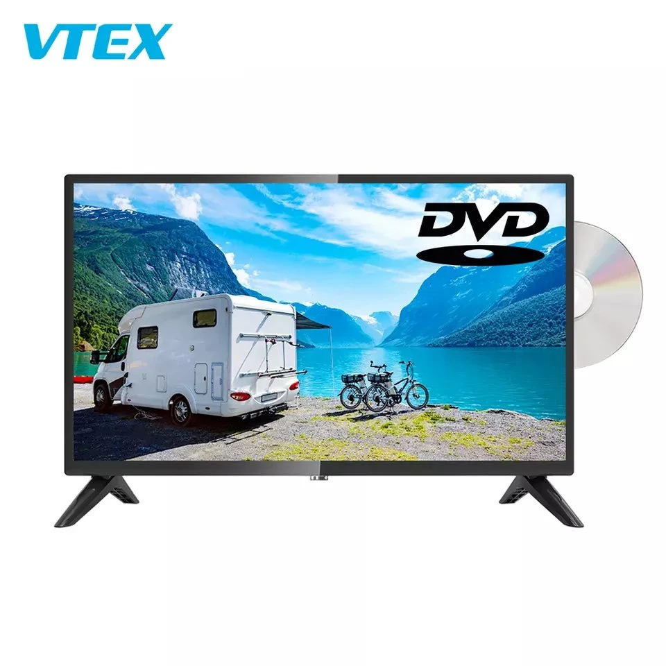 Vtex Factory Wholesale/Supplier OEM Solar TV LCD TV DC 12V 24 32 Inch LED LCD Android Outdoor Camping Car Smart DC in TV Television