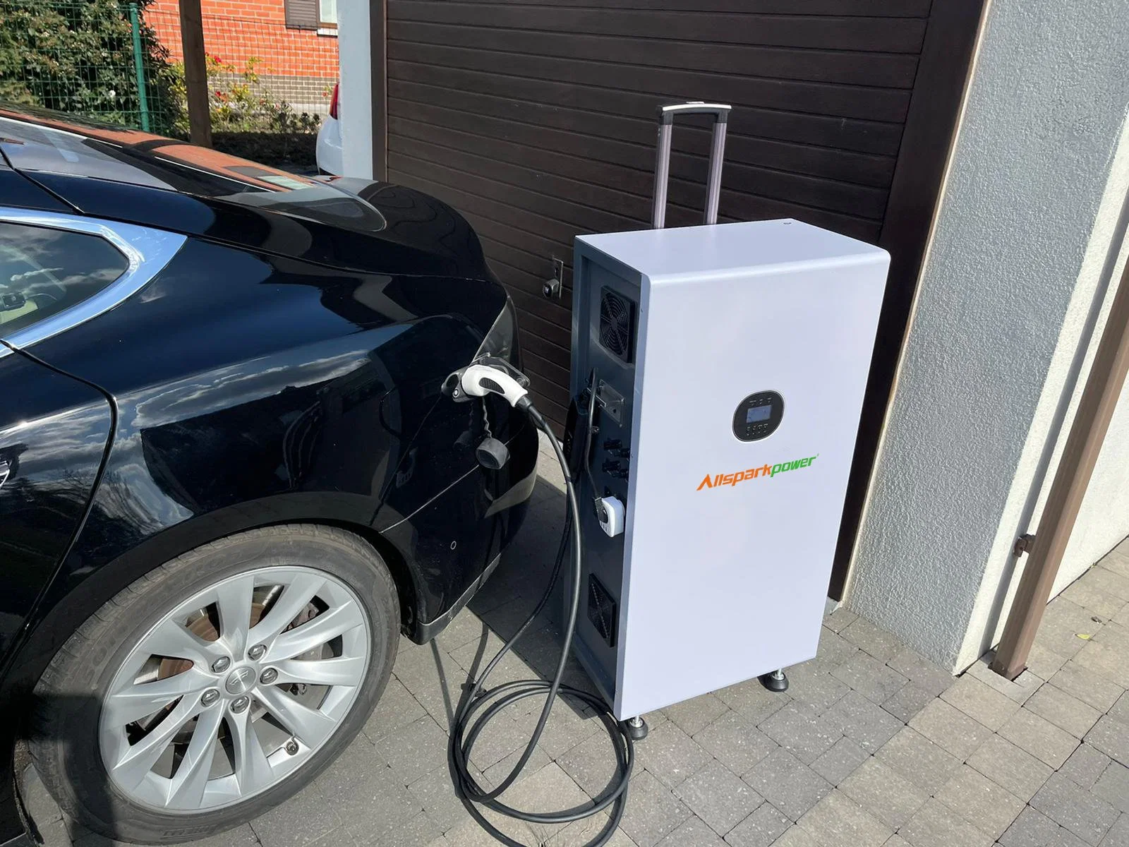 110V 220V Tesla Powerwall 48V mit Solar-Wechselrichter Solar Lithium Ion Akku Home Backup Power All in One Home Energiespeicher 10kWh Solargenerator