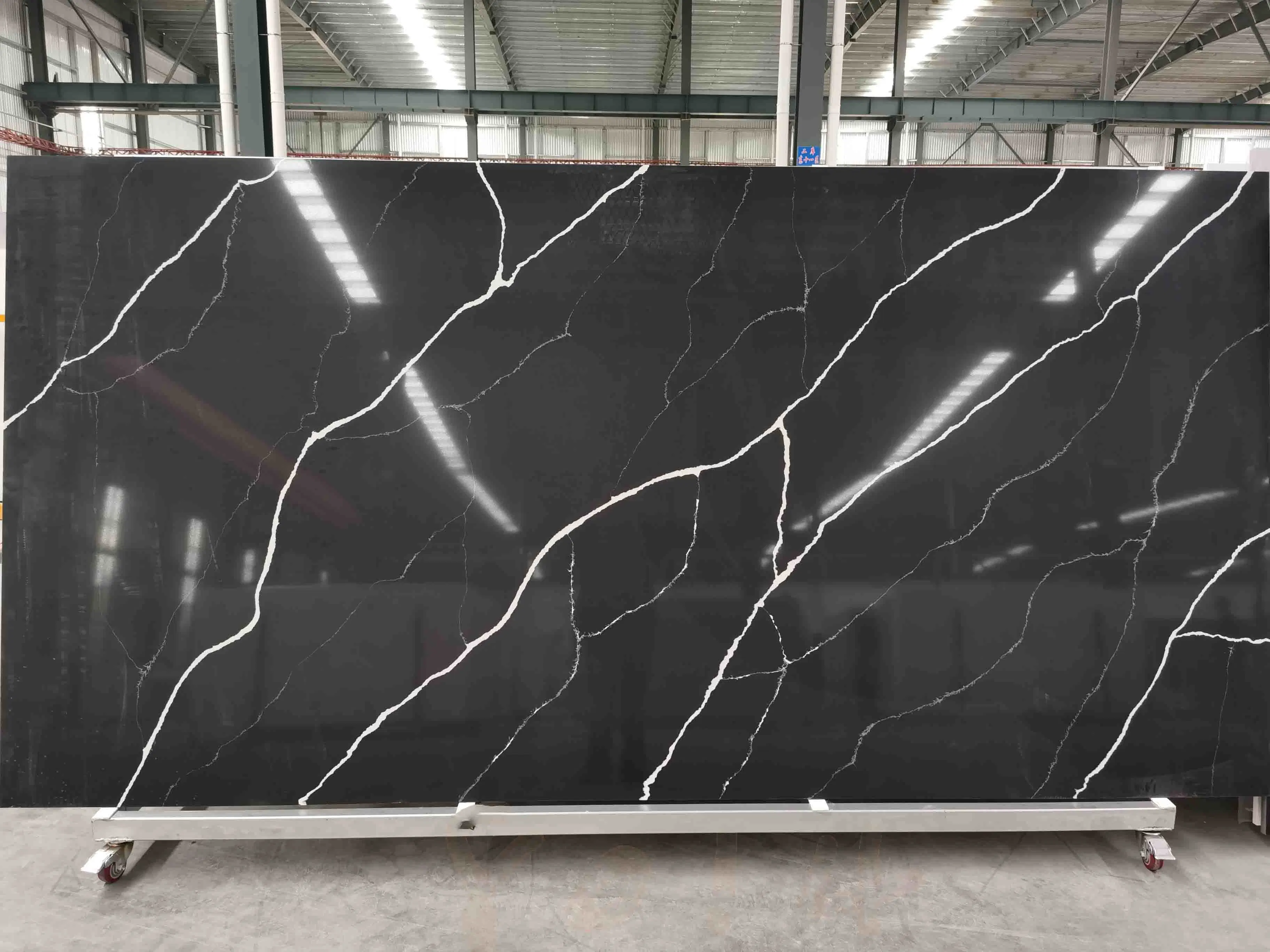 Artificial Quartz Slab Calacatta Suface for Kitchen and Bathroom Countertops