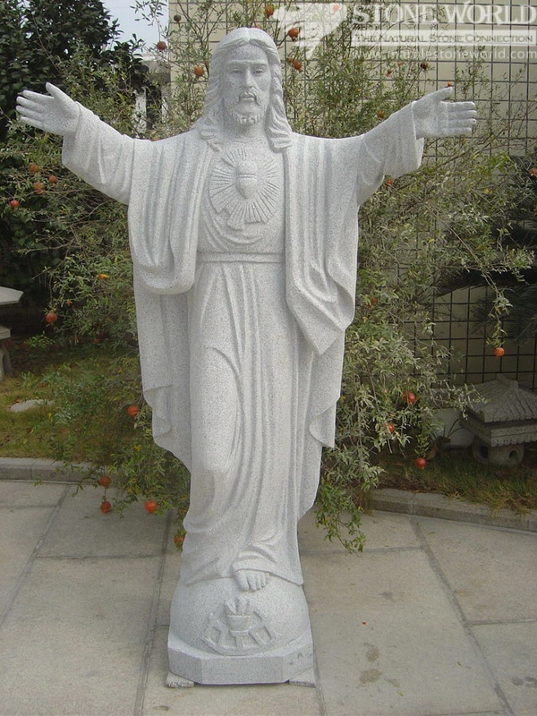 Customized Hand Carved Granite/Marble Stone Christ Catholic Church Jesus Sculpture Religious for Garden Home Decorative