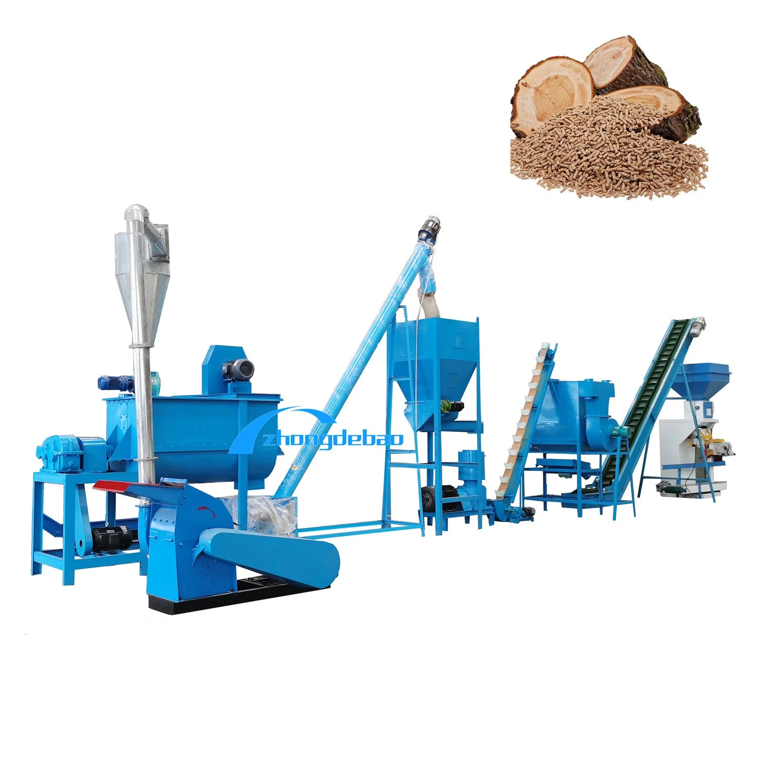 Romania 600-800kg/H Biomass Flat Die Wood Pellet Machine Making Price Wood Pellet Mill Plant Wood Pellet Making Machine for Sale