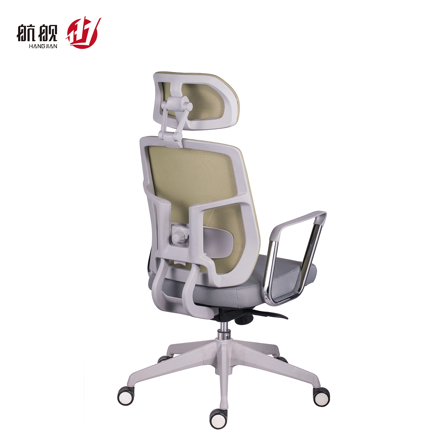 Simple Mesh Computer Fixed Plastic Armrest Ergonomic Swivel Office Chair Wholesale/Supplier