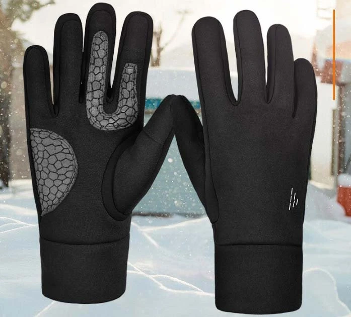 Quality Outdoor Flexibility Silicone Printing Anti-Slip Touchscreen Sprot Running Gloves