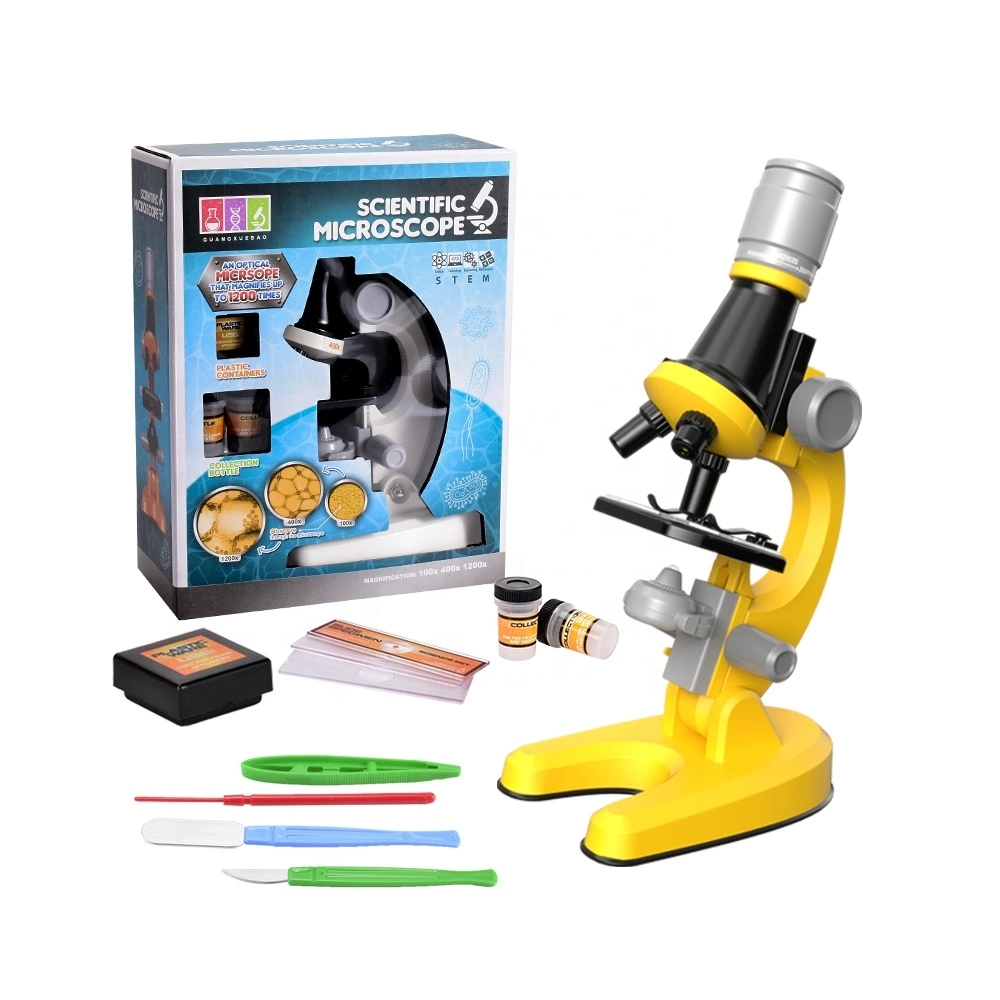 Los niños experimentos científicos microscopio establecer la educación de la cola de juguetes educativos de la ciencia al por mayor de los Kits de Juguetes Educativos Juguetes microscopio
