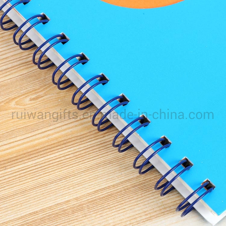 A5 Coil spiral Diary Paper Notebook with Smile Hardcover