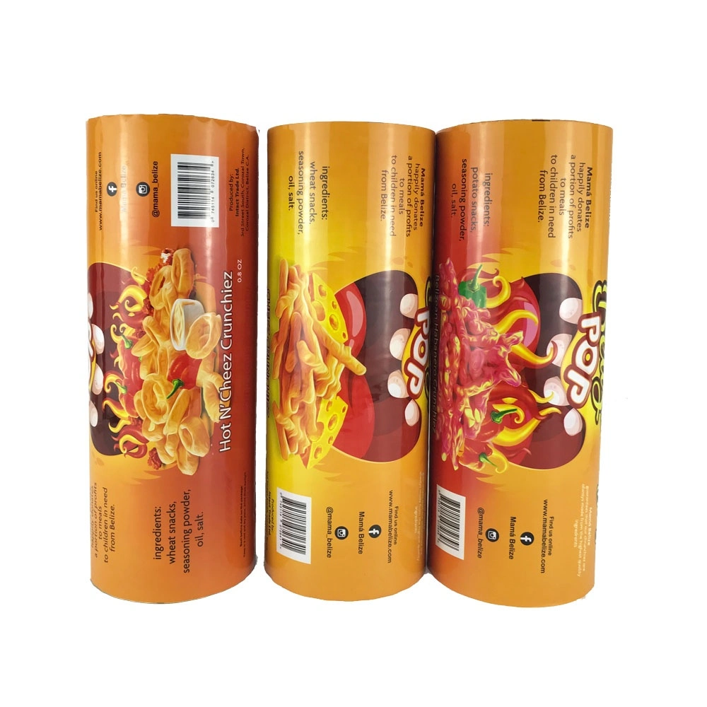 Gravure Printing Food Grade Plaideric Plastic Dry Fruit Chipsing فيلم المواد