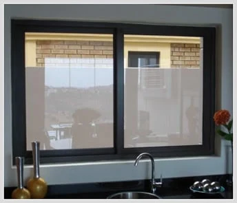 Matt Black Aluminum Frame Sliding Window Horizontal Aluminum Alloy Double Glazing Windows and Doors