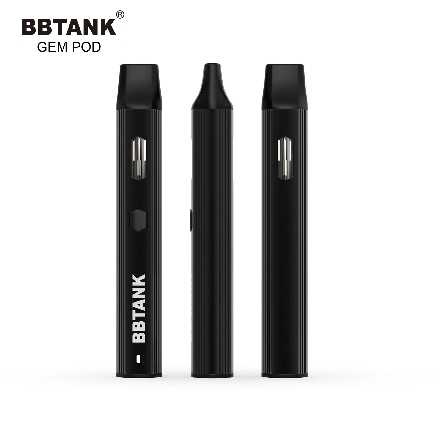 Bbtank 2ml Oil Vaporizer Pen Preheat Thick Oil Vape Pen 2g USB C Recharge Empty Vape